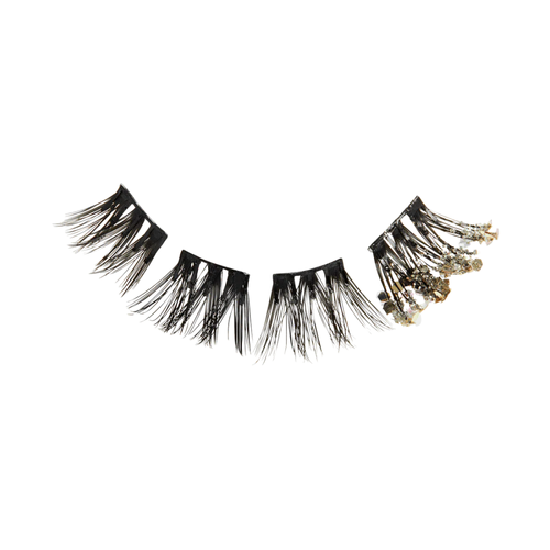 Sztuczne rzęsy kępki samoprzylepne + pęseta WICKED KISS imPRESS 1 zestaw