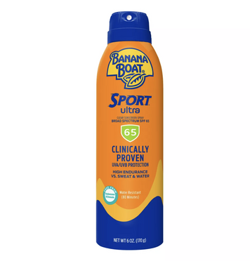 Spray z filtrem przeciwsłonecznym SPF 65 BANANA BOAT SPORT 170g