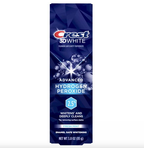 Wybielająca pasta do zębów 3D White Hydrogen Peroxide 2,5% Crest 85g