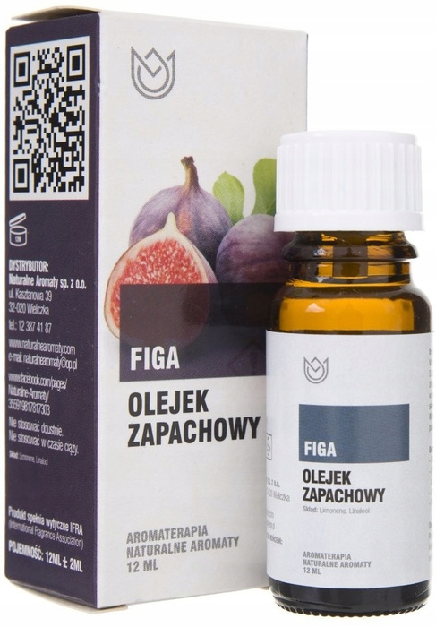 Olejek zapachowy FIGA do kominków i aromaterapii Naturalne Aromaty 10 ml