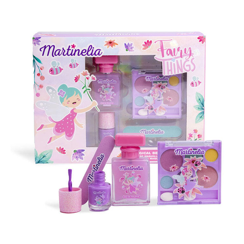 Zestaw kosmetyków kolorowych perfumy dla dzieci Fairy Things Martinelia 4el