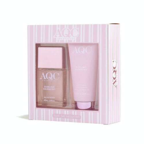 Zestaw prezentowy dla kobiet woda toaletowa balsam Sublime Harmony AQC 1szt