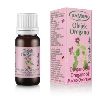 Olejek eteryczny 100% naturalny do aromaterapii i masażu Oregano Bamer 7 ml