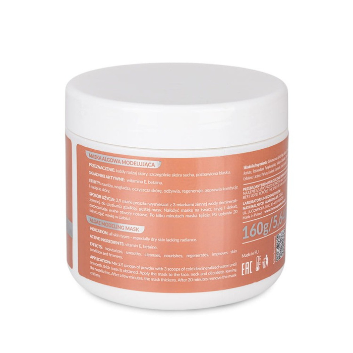 Modelująca maska algowa do twarzy z witaminą E Aesthetic Glow Farmona 160 g