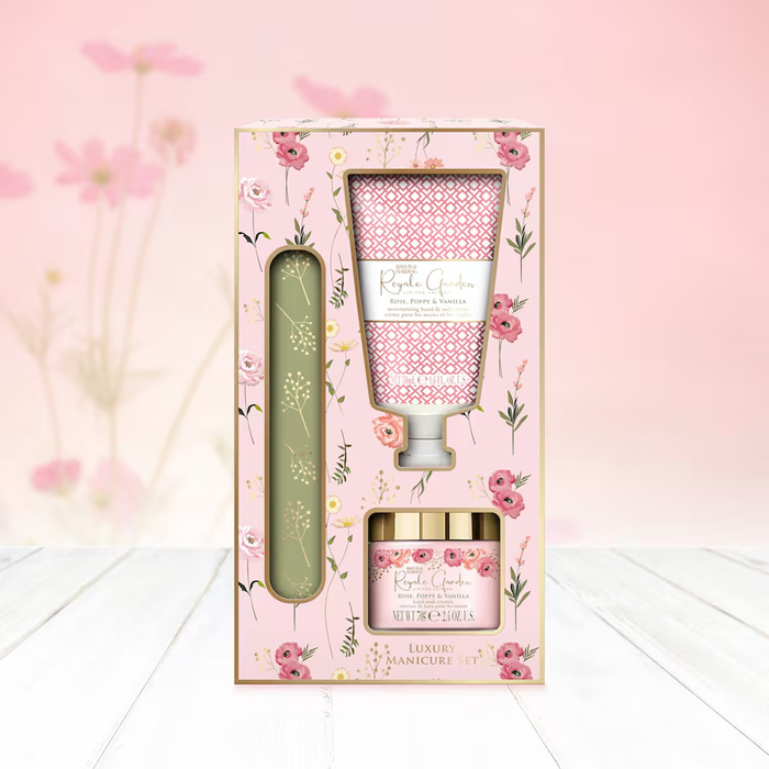 Zestaw do pielęgnacji dłoni ROYALE GARDEN Baylis & Harding 50 ml / 70 g