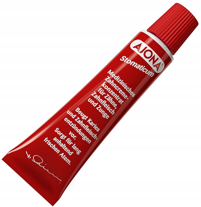 Medyczna pasta do zębów, koncentrat przeciw krwawieniu dziąseł AJONA 25 ml