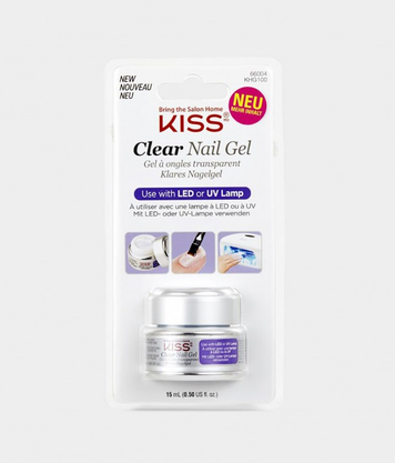 Żel UV przezroczysty transparent Kiss 15 ml