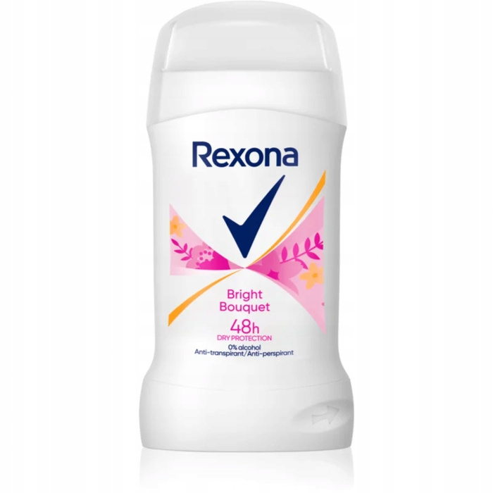 Antyperspirant damski w sztyfcie bez alkoholu Bright Bouquet Rexona 50 ml