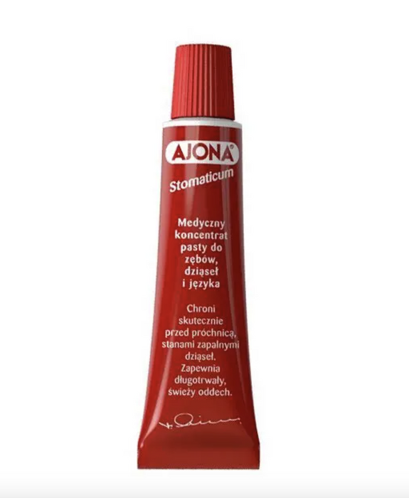 Medyczna pasta do zębów, koncentrat przeciw krwawieniu dziąseł AJONA 25 ml