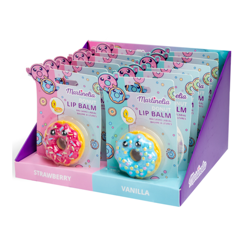 Balsam do ust dla dzieci w kształcie donuta breloczek Martinelia 4 g