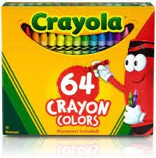 Kredki woskowe 64 kolory Crayola