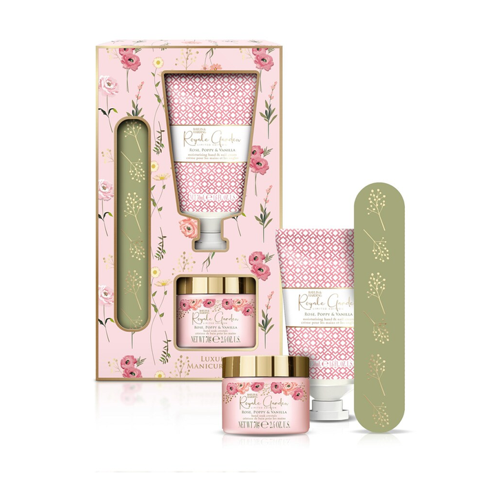 Zestaw do pielęgnacji dłoni ROYALE GARDEN Baylis & Harding 50 ml / 70 g