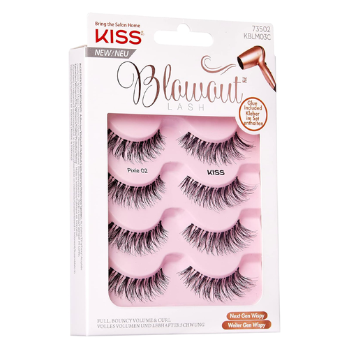 Sztuczne rzęsy na pasku Blowout Pixie x4 Kiss 02