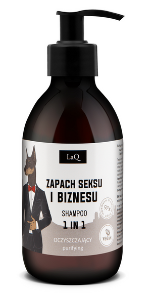 Męski szampon do włosów dla mężczyzn for men Doberman LaQ 300 ml