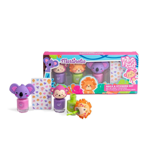 Zestaw lakierów do paznokci dla dzieci My Best Friends Martinelia 3,5 ml