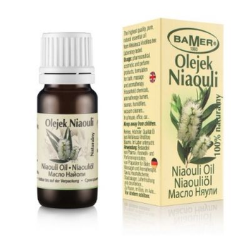 Olejek eteryczny naturalny 100% do aromaterapii i masażu Niaouli Bamer 7 ml