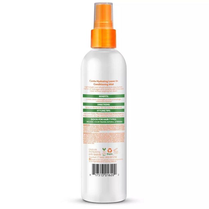 Nawilżająca odżywcza mgiełka do włosów kręconych Condition Cantu 237 ml