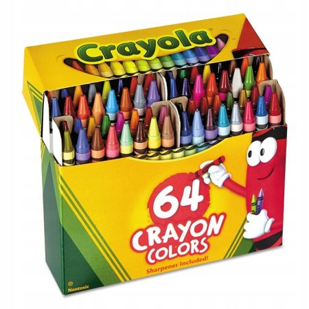 Kredki woskowe 64 kolory Crayola