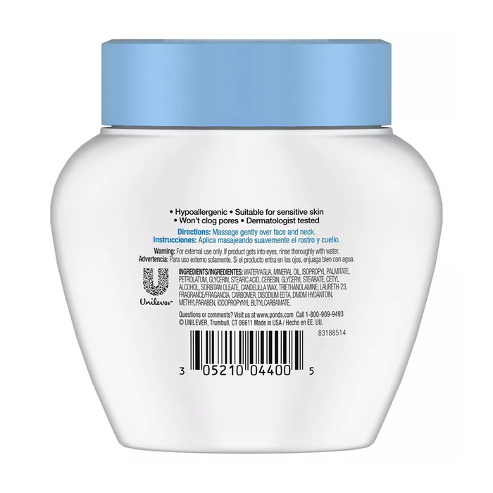 Nawliżający krem do twarzy Dry Skin Pond's 184 g