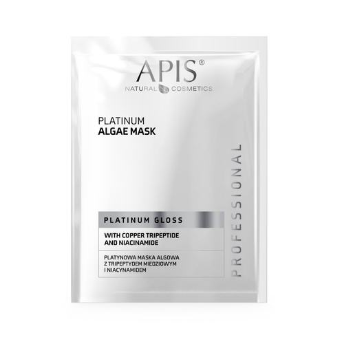 Maska algowa do twarzy z niacynamidem Platinum Gloss Apis 20g