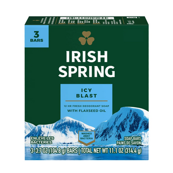 Mydło w kostce Irish Spring Icy Blast z USA 105,8 g x 3 szt