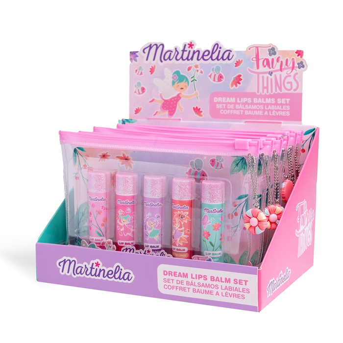 Zestaw owocowych balsamów do ust dla dzieci Fairy Things Martinelia 5x 3 g
