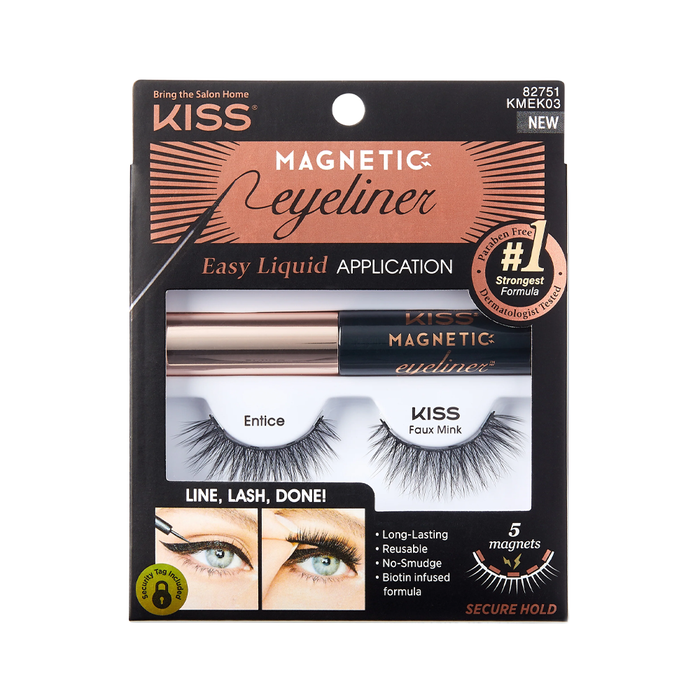 Zestaw Rzęsy magnetyczne DOUBLE PACK + Liner 03 Kiss