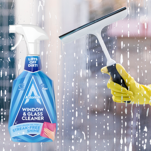 Płyn do szyb szkła i luster bez smug z olejkiem cytrynowym Astonish 750 ml