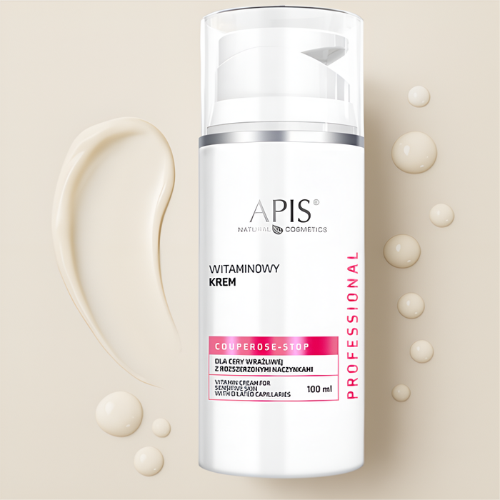 Krem do cery wrażliwej z rozszerzonymi naczynkami COUPEROSE-STOP Apis 100ml