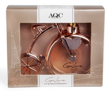 Woda perfumowana dla kobiet na prezent AQC FRAGRANCES GO LOVE 100ml