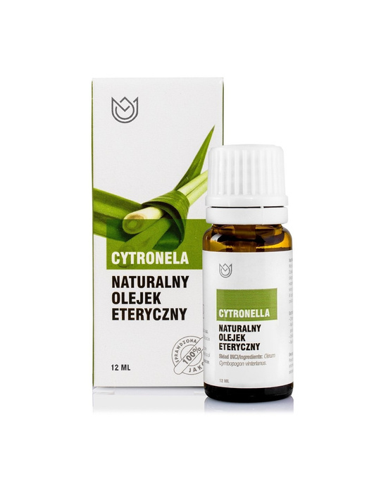 Olejek eteryczny CYTRONELA 100% naturalny przeciw komarom i owadom NA 10 ml