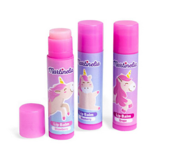 Zestaw balsamów do ust dla dzieci Little Unicorn Lip Trio Martinelia 1szt