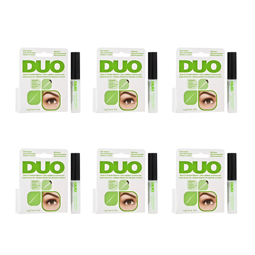Bezbarwny klej do sztucznych rzęs DUO z wit. A,E,C Brush On Ardell 6pak 5ml