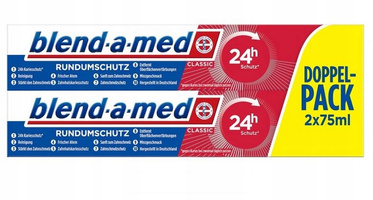 Pasta do zębów 24h ochrona przeciw próchnicy Blend-a-med Classic 2x75 ml