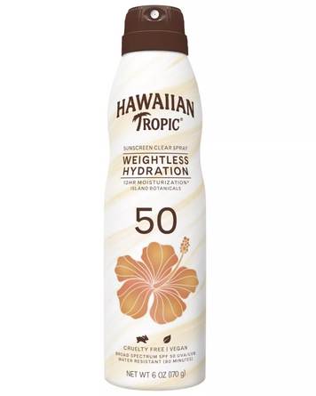 Spray z filtrem przeciwsłonecznym SPF 50 HAWAIIAN TROPIC 170g