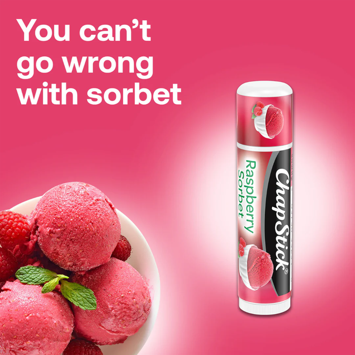 Nawilżający balsam do ust malina raspberry sorbet Chapstick 1 sztuka