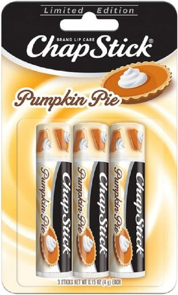 Zestaw Chapstick Ciasto Dyniowe 3 Pomadki Nawilżające do Ust Pumpkin Pie