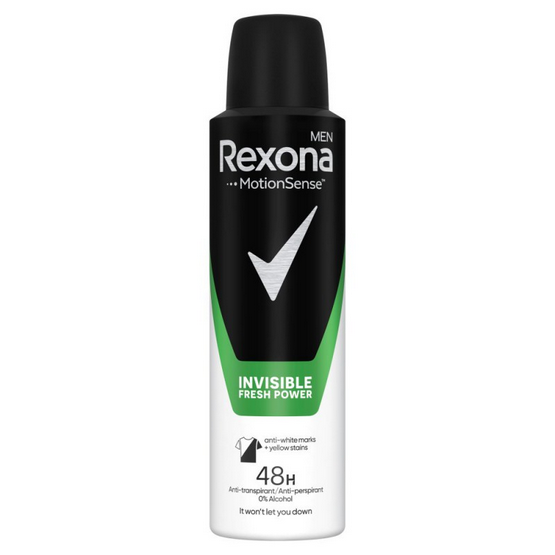 Antyperspirant męski w sprayu bez alkoholu 48h Fresh Power Rexona 150 ml