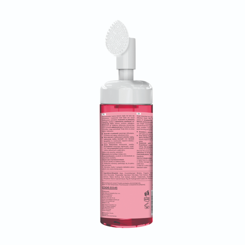 Pianka oczyszczająca do mycia twarzy truskawkowa MAKE-UP REMOVAL Apis 150ml