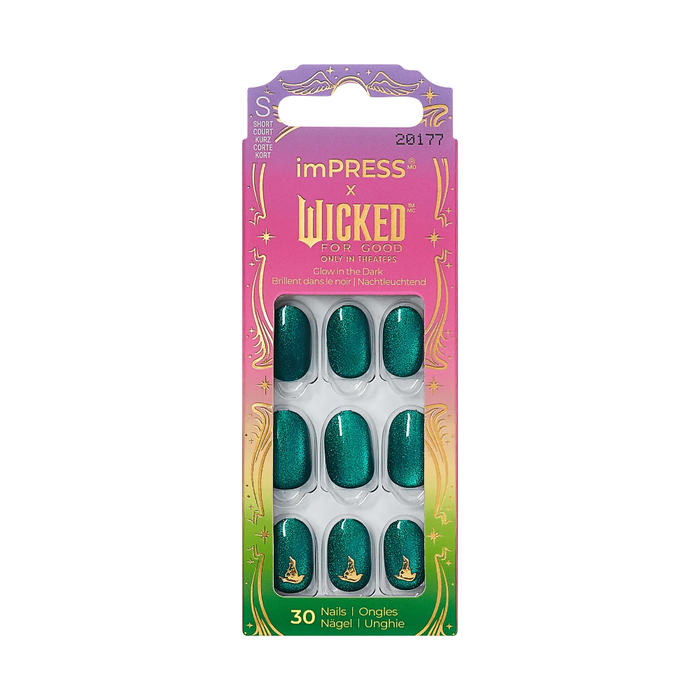 Sztuczne paznokcie samoprzylepne WICKED limited WIM17X KISS imPRESS 30szt S