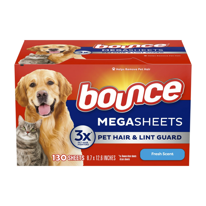 Chusteczki zapachowe do suszarki antystatyczne Fresh Scent Bounce 130 szt