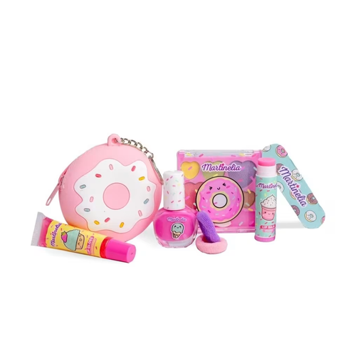 Zestaw kosmetyków do makijażu dla dzieci kosmetyczka brelok Martinelia 6 el