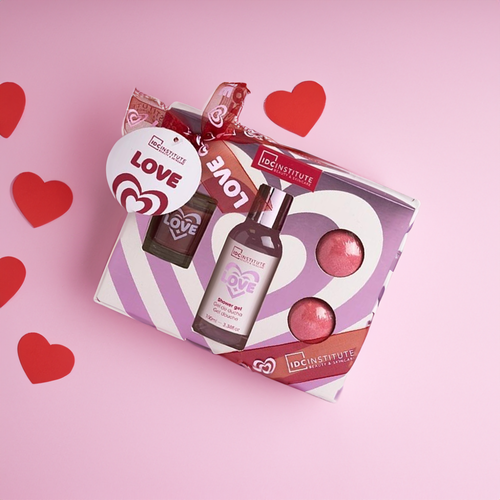 Zestaw relaksacyjny do kąpieli SPA IN LOVE IDC Institute 100 ml + 2x30 g