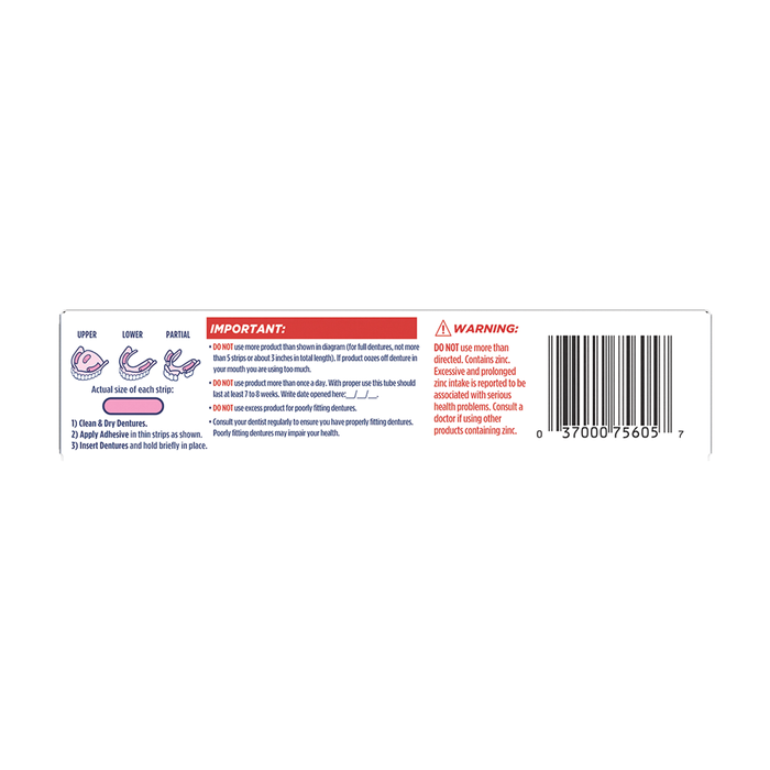Bardzo mocny klej do protez zębowych mocujący Max Hold Fixodent 62 g