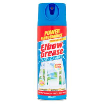 Spray do szyb luster szkła Elbow Grease Glass Cleaner 400ml