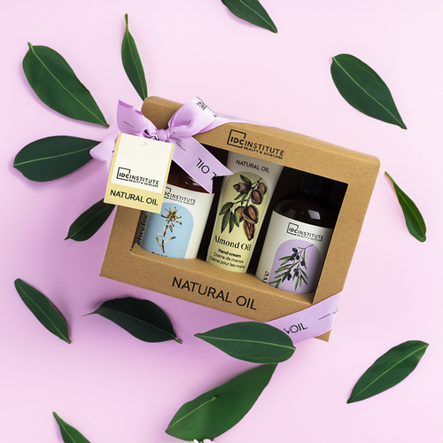 Zestaw kosmetyków do pielęgnacji ciała żel balsam krem Natural Oil IDC 1szt