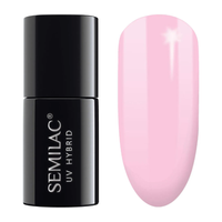 Lakier hybrydowy do paznokci trwały różowy #056  Semilac Pink Smile 7 ml