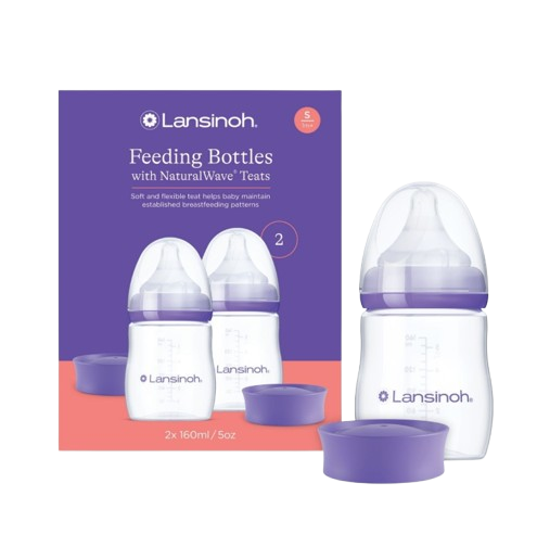 Lansinoh Butelka do karmienia smoczek S 2x160 ml