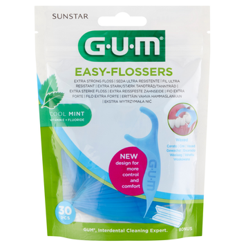 Sunstar GUM Easy-Flossers nici dentystyczne 30 sztuk