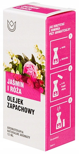 Olejek zapachowy eteryczny Jaśmin i Róża N-A 12 ml